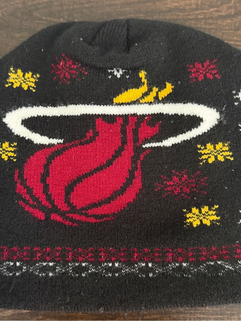 Miami Heat holiday beanie